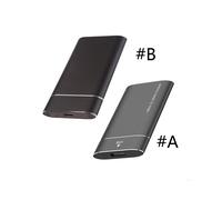 Involucro HDD da USB3.0 a MSATA in lega di alluminio per case Mini-SATA SSD a USB3.1 Type-C HDD per custodia per scatola Sata3 da 1,8 pollici