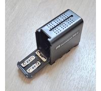 Involucro Holder BB-6 batteria NP-F970 Caricabile con stilo AA (non incluse)