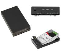 KALEA-INFORMATIQUE Contenitore USB in Alluminio per HDD SATA 2,5 3,5 e SSD M2 NVMe, con Funzione CLONAGE. Collegamento USB3.1 10G