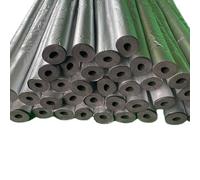 Involucro isolante for tubi in schiuma autoadesiva - Tubo a cellule chiuse con supporto in foglio di alluminio (1 confezione)(ID 1-1/4″xT 1-1/5″)