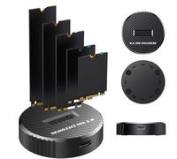 Involucro per Disco Rigido,Enclosure Portatile da 10 Gbps - Docking Station per Unità di Archiviazione,per Computer, Laptop, Dispositivi Mobili, Storage Media e Trasferimento Dati