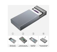 Involucro per Disco Rigido Esterno USB 3.0 A 6Gbps per HDD SSD da 3,5" Supporta La Funzione di Sonno Automatico Spina EU