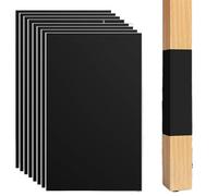 Involucro Protettivo Per Pali In Legno - Confezione Da 8 Coperture Impermeabili Per Barriere Per Recinzione, Strato Autoadesivo Antimarciume, Foglio Protettivo 42,5x26,5 Cm | protezione-Dall'umidità D