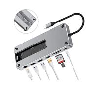 Involucro SSD REAGLE HUB NVME SATA M.2 USB-C 3.2 HDMI 4K 60Hz PD 100W