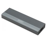 DIGITUS alloggiamento esterno M.2 - USB 3.1 Gen2 Type-C - 6 Gbit/s - Supporta SSD SATA fino a 8 TB - per SSD 2230/2242/2260/2280 - Senza attrezzi - Alloggiamento in alluminio - Grigio