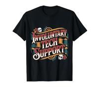 Involuntary Tech Support Programmatore Geek |- Maglietta con Stampa Grafica Economica