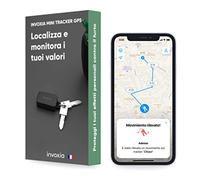 Invoxia Mini GPS Tracker - Tracker GPS impermeabile con avvisi antifurto in tempo reale - Durata della batteria fino a 3 mesi - Abbonamento di 3 anni incluso - Piccolo e leggero