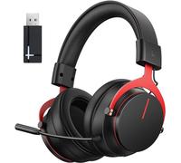 Inwa Cuffie Wireless Gaming con Mixer Bilancio Gioco/Chat, Bassa Latenza 5.8GHz, Audio Surround 7.1, Cuscinetti Auricolari Morbidi, Microfono Removibile, Compatibili PS5, PS4, PC, Switch
