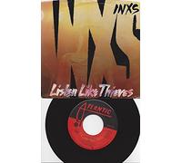 INXS - LISTEN LIKE THIEVES 7" (45) UK MERCURY 1985 4 TRACK DOUBLE PACK B/W BEGOTTEN,ONE X ONE LIVE AND X S VERBIAGE INXS INTERVIEW (INXSD6) PIC SLEEVE