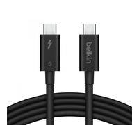 Belkin Cavo USB-C Thunderbolt 5 con Power Delivery da 240 W, Bandwidth Boost fino a 120 Gbps, trasferimenti 3 volte più veloci, 4K UHD, 1 m; Cavo USB-C a ricarica rapida con certificazione Intel, nero