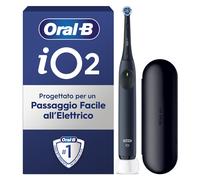 iO 2 Spazzolino Elettrico Oral B Blu 1 Testina Di Ricambio 1 Custodia Da Viaggio