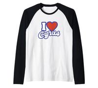 Io Amo Ciro Maglia con Maniche Raglan