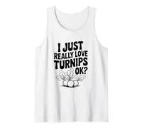 Io Amo Davvero Le Rape Ok? Divertente appassionato Vegetariano Canotta