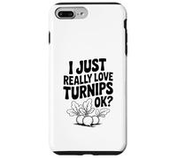 Io amo davvero le rape OK? Divertente appassionato vegetariano Custodia per iPhone 7 Plus/8 Plus