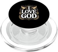 Io amo Dio Dichiarazione di fede spirituale PopSockets PopGrip per MagSafe