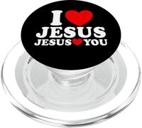 Io amo Gesù Gesù ti ama Fede cristiana Chiesa Gesù PopSockets PopGrip per MagSafe