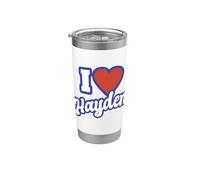 Io amo Hayden Bicchiere termico in acciaio inox doppia parete