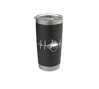 Io amo il caffè Bicchiere termico in acciaio inox doppia parete
