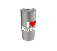 IO AMO IL CUORE KATY KATE Bicchiere termico in acciaio inox doppia parete