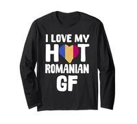 Io Amo Il Mio Caldo Rumeno GF Romania Fidanzata Design Maglia a Manica