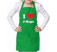 Io Amo J-Hope - Grembiule Unisex Bambini - K Pop Cantante Love Fan Tour Gig