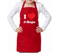 Io Amo J-Hope - Grembiule Unisex Bambini - K Pop Cantante Love Fan Tour Gig
