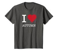 Io Amo l'autunno, Amo l'autunno Maglietta, Bambini, Asfalto, 8 Anni