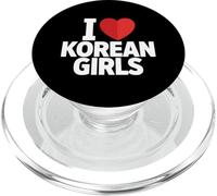 Io amo le ragazze coreane Dichiarazione divertente PopSockets PopGrip per MagSafe