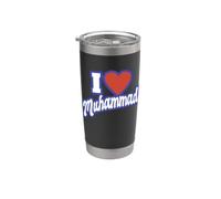 Io amo Muhammad Bicchiere termico in acciaio inox doppia parete