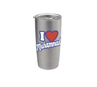 Io amo Muhammad Bicchiere termico in acciaio inox doppia parete