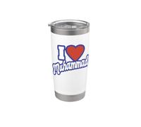 Io amo Muhammad Bicchiere termico in acciaio inox doppia parete