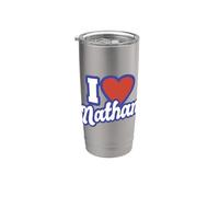 Io amo Nathan Bicchiere termico in acciaio inox doppia parete