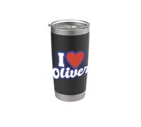 Io amo Oliver Bicchiere termico in acciaio inox doppia parete