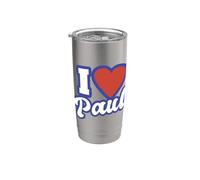 Io amo Paul Bicchiere termico in acciaio inox doppia parete