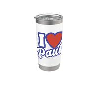 Io amo Paul Bicchiere termico in acciaio inox doppia parete