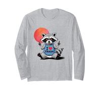 Io Amo Trash Tank Top Illustrazione Maglia a Manica