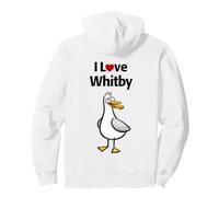 Io Amo Whitby Felpa con Cappuccio