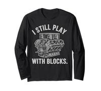 Io Ancora Gioco con Blocks Racing. Maintenance Man Presenta Maglia a Manica