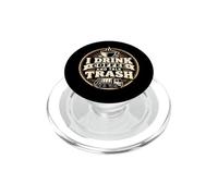 Io bevo caffè e parlare Trash Sanitation Worker Grafica PopSockets PopGrip per MagSafe