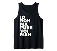 Io Boh Ma Pure Voi mAh Detto Donna con Scritta Divertente Canotta