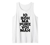 Io Boh Ma Pure Voi mAh Detto Donna con Scritta Divertente Canotta