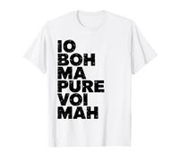 Io Boh Ma Pure Voi mAh Detto Donna con Scritta Divertente Maglietta