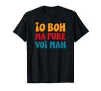 Io Boh Ma Pure Voi Mah | Ironia Colorata Maglietta