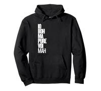 Io Boh Ma Pure Voi mAh | Ironica e Sarcastica in Italiano Felpa con Cappuccio