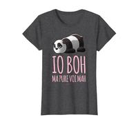 Io Boh Voi Ma Maglietta Panda Donna Bambina Divertente Maglietta