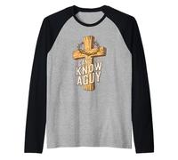 Io Can't But I Know A Guy Retro Vintage Maglia con Maniche Raglan