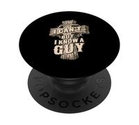 Io Can't But I Know A Guy Retro Vintage PopSockets PopGrip Adesivo