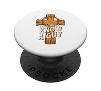 Io Can't But I Know A Guy Retro Vintage PopSockets PopGrip Adesivo
