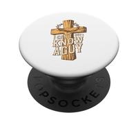 Io Can't But I Know A Guy Retro Vintage PopSockets PopGrip Adesivo