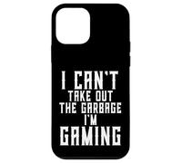 Io Can't Take Out The Garbage I'm Gaming Divertente Marito Gamer Custodia per iPhone 12 mini